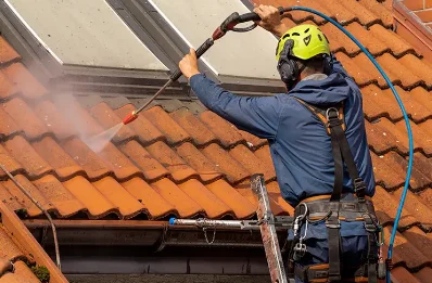 Démoussage et hydrofuge de toiture à Gouarec